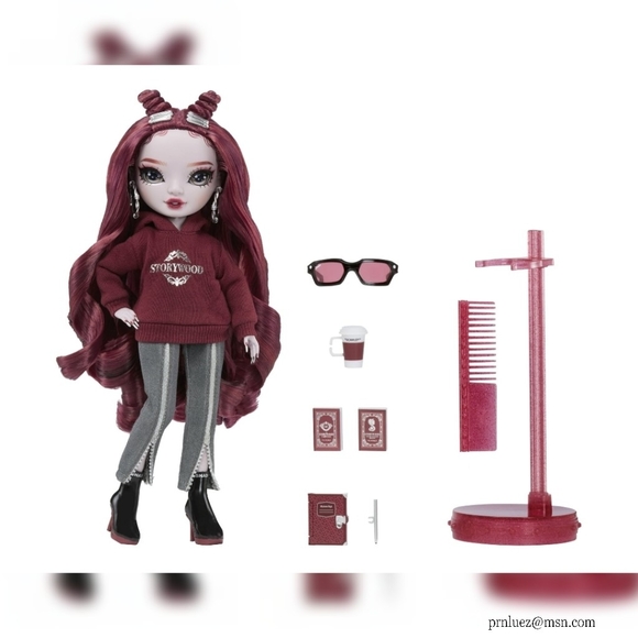 Rainbow High Shadow High Scarlett Rose Doll - Picture 7 of 7